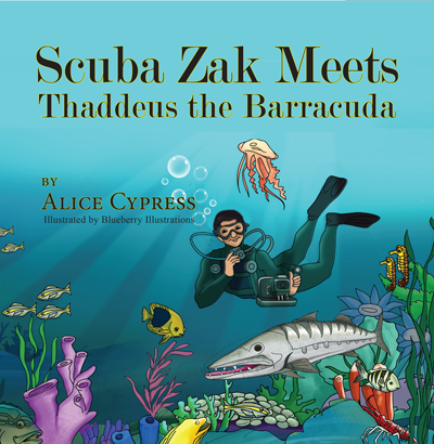 Scuba Zak Meets Thaddeus the Barracuda